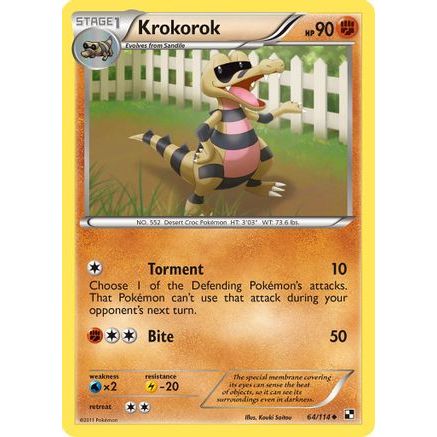 Krokorok 64/114 - Black and White