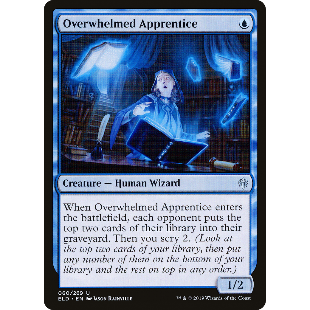 Overwhelmed Apprentice (ELD-060) - Throne of Eldraine