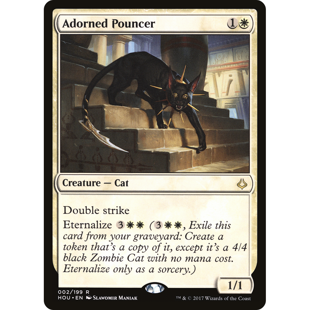 Adorned Pouncer (HOU-002) - Hour of Devastation Foil