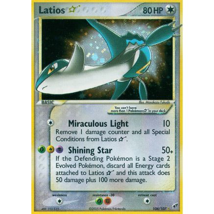 Latios Star 106/107 - Deoxys