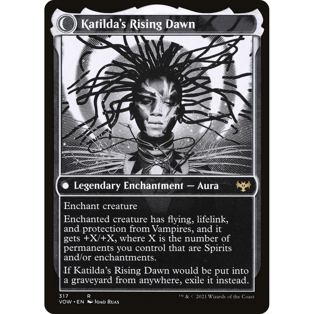 Katilda, Dawnhart Martyr (Showcase) (VOW-317) - Innistrad: Crimson Vow: (Showcase, Double Faced Transform)