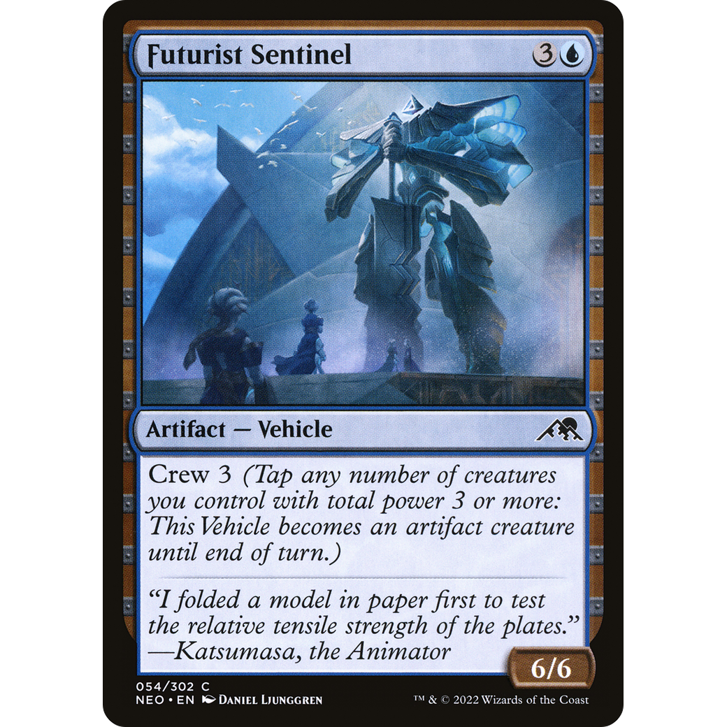 Futurist Sentinel (NEO-054) - Kamigawa: Neon Dynasty