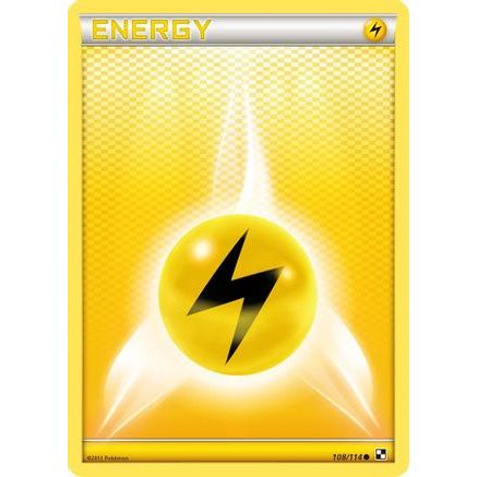 Lightning Energy 108/114 - Black and White