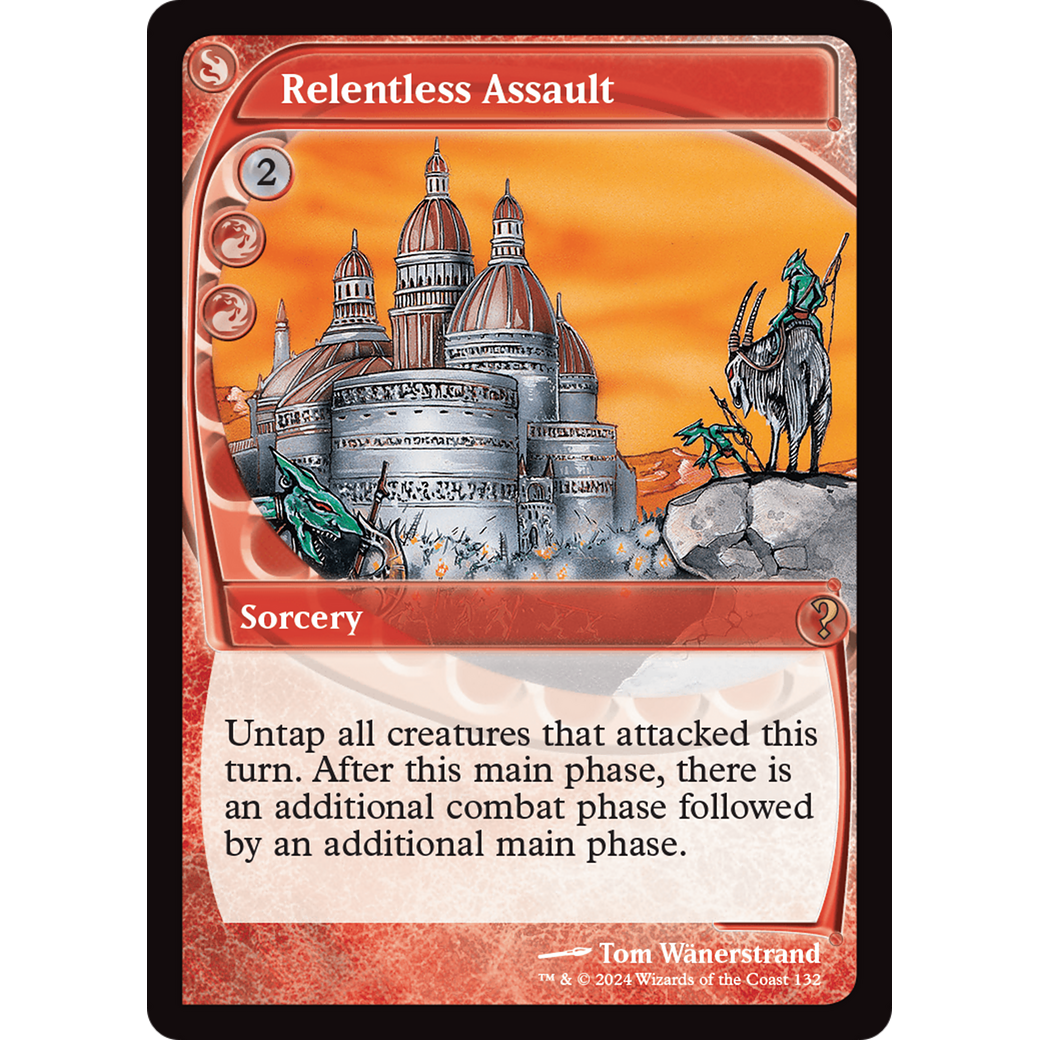 Relentless Assault (Future Sight) (MB2-132) - Mystery Booster 2