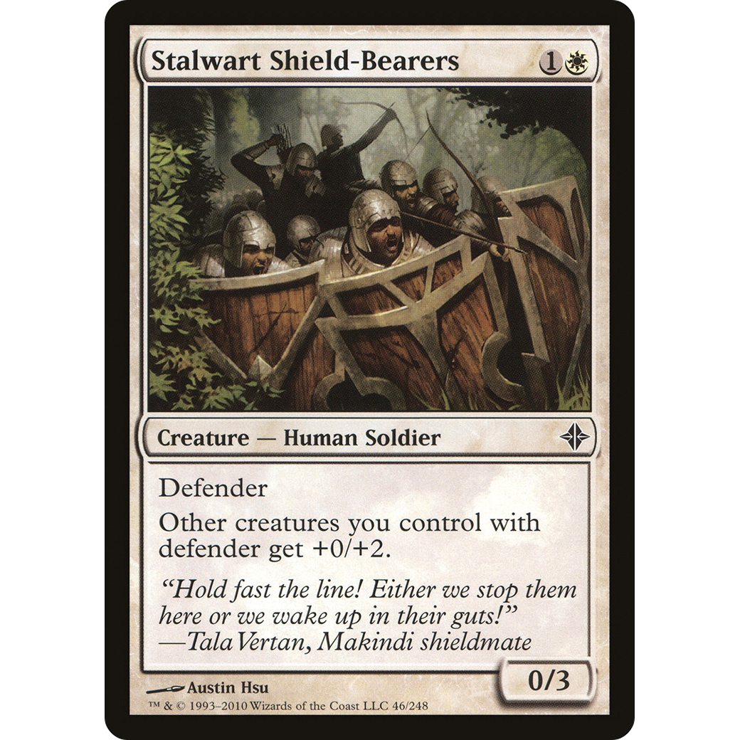 Stalwart Shield-Bearers (ROE-046) - Rise of the Eldrazi Foil