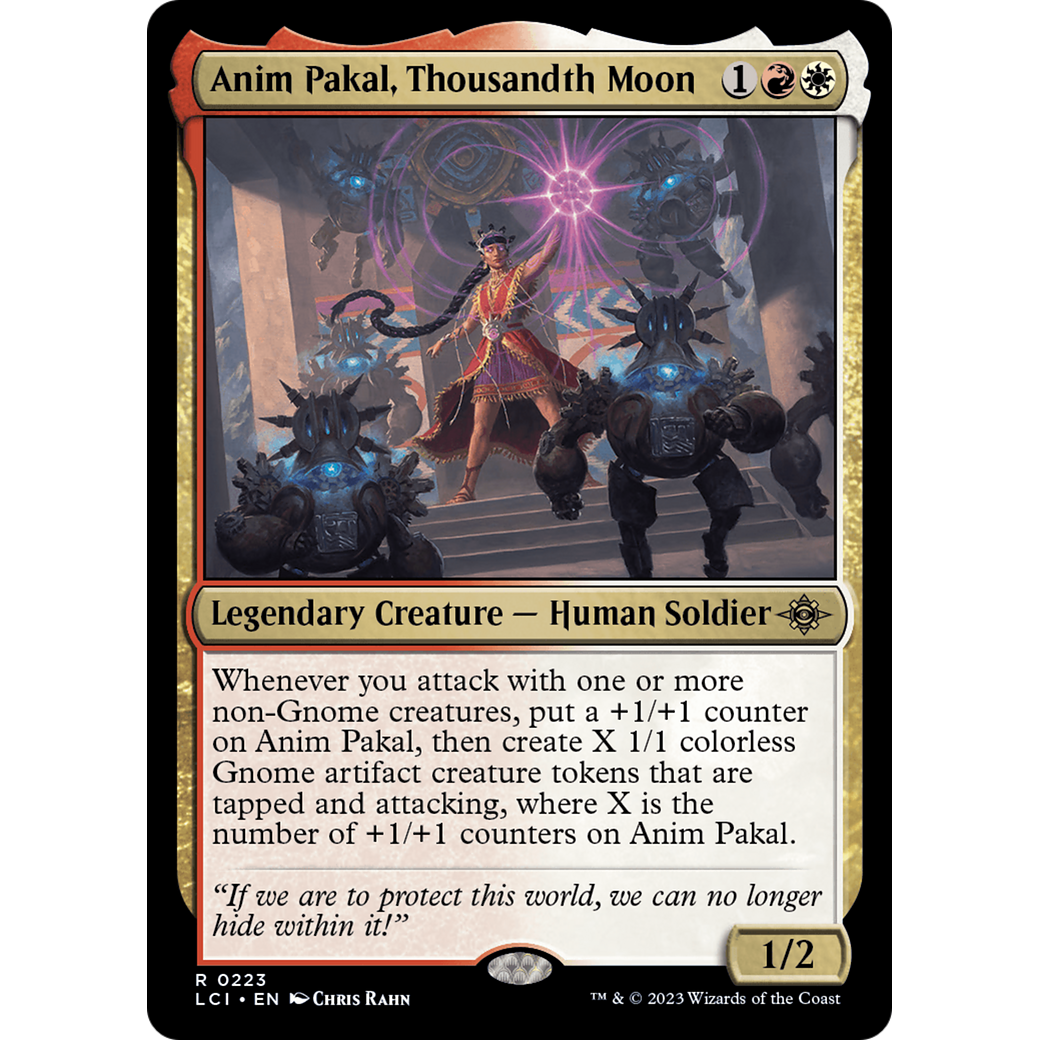 Anim Pakal, Thousandth Moon (LCI-223) - The Lost Caverns of Ixalan Foil