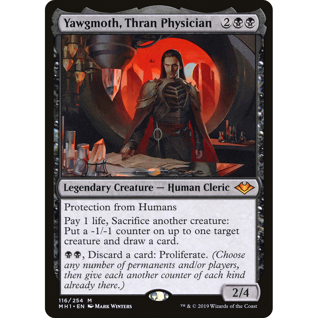 Yawgmoth, Thran Physician (MH1-116) - Modern Horizons Foil