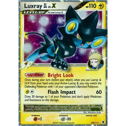 Luxray GL Lv.X 109/111 - Rising Rivals Holofoil
