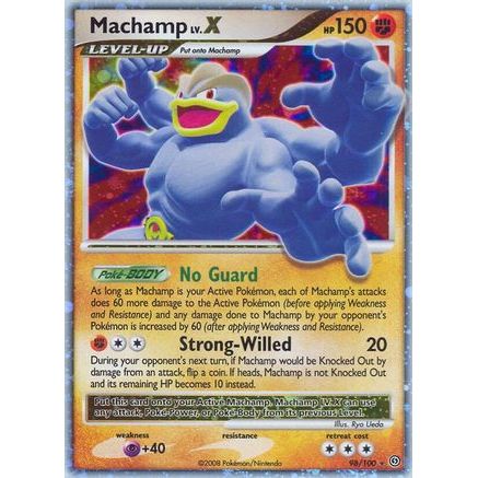 Machamp LV.X 98/100 - Stormfront Holofoil