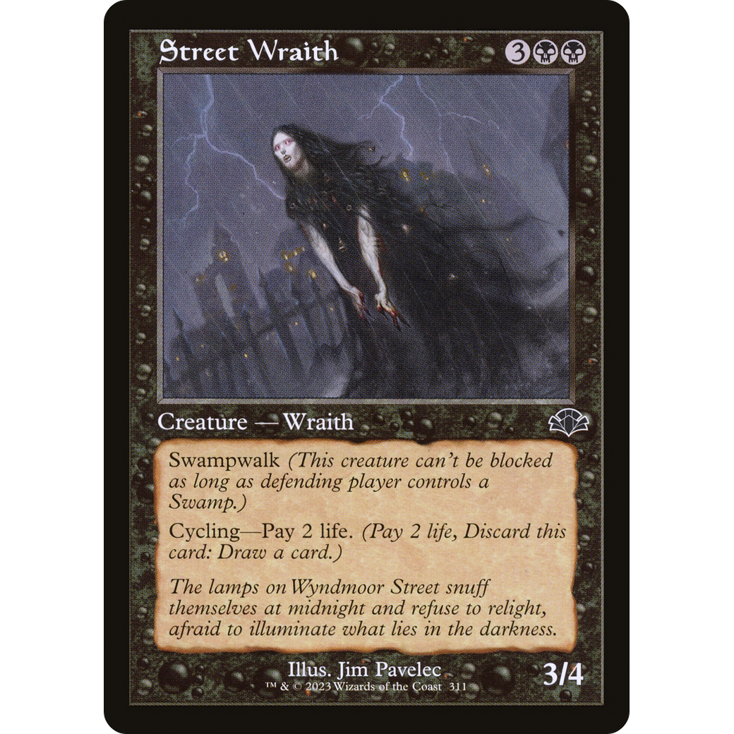 Street Wraith (Retro Frame) (DMR-311) - Dominaria Remastered