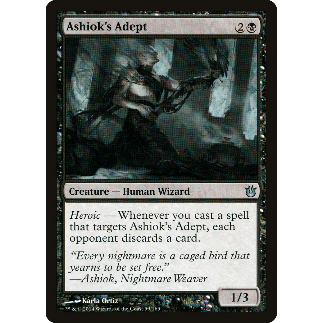 Ashiok's Adept (BNG-059) - Born of the Gods Foil