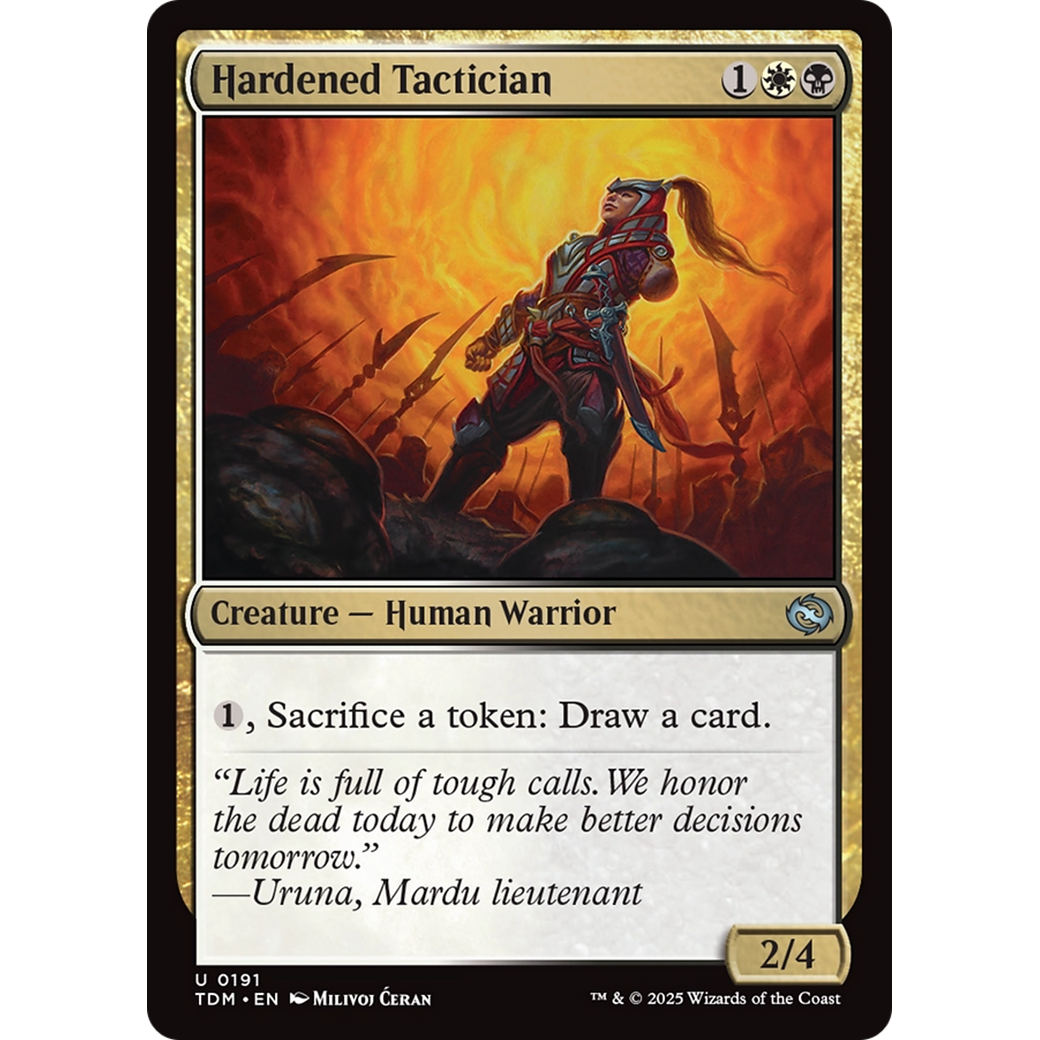 Hardened Tactician (TDM-191) - Tarkir: Dragonstorm Foil