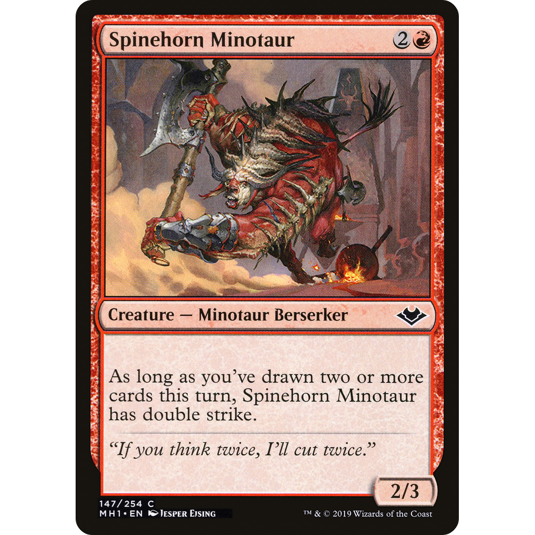 Spinehorn Minotaur (MH1-147) - Modern Horizons