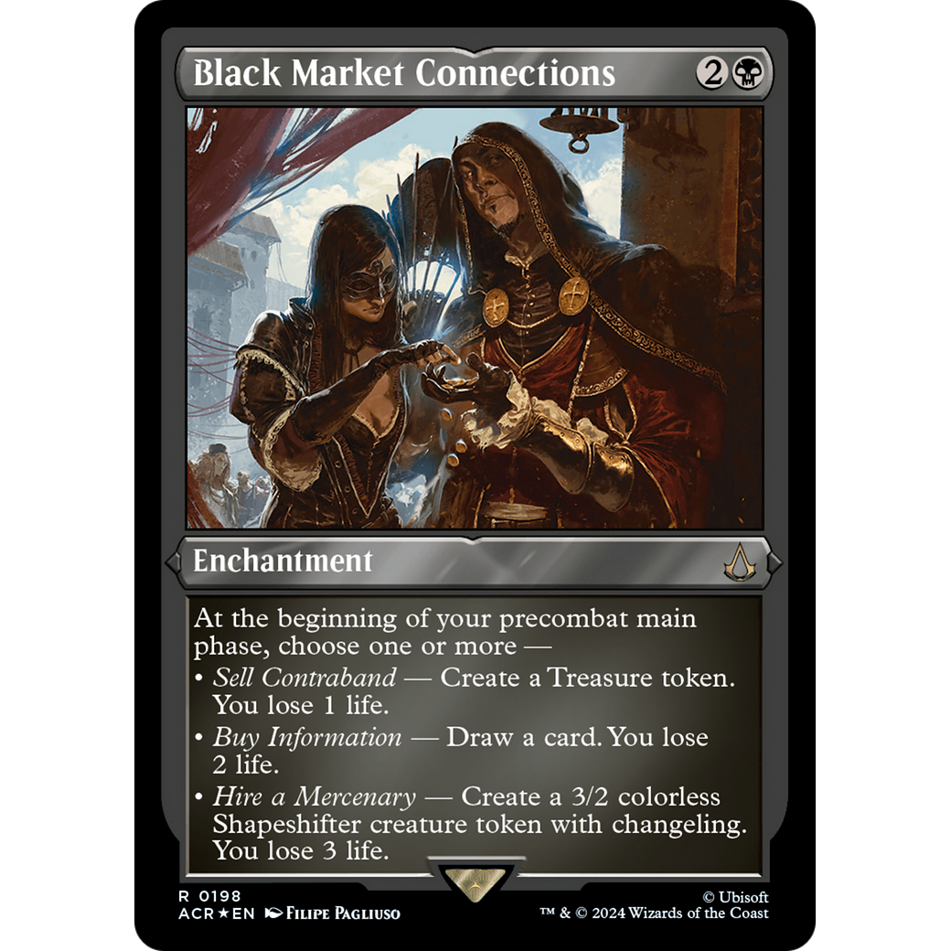 Black Market Connections (ACR-198) - Assassin's Creed Etched Foil