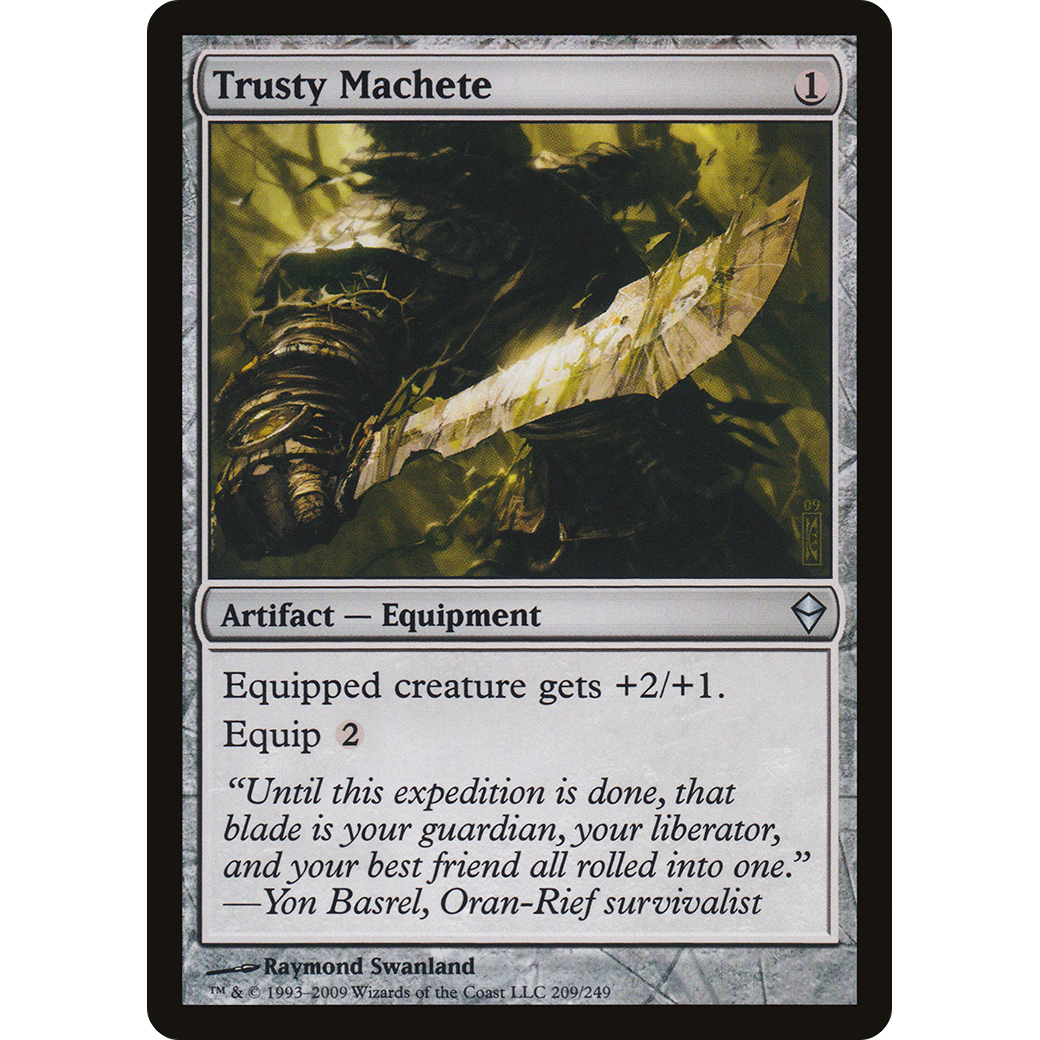 Trusty Machete (ZEN-209) - Zendikar Foil