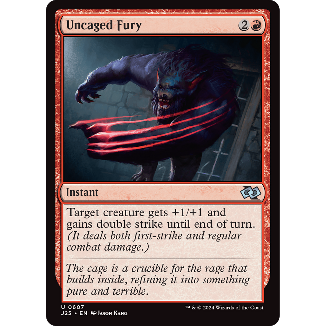 Uncaged Fury (J25-607) - Foundations Jumpstart