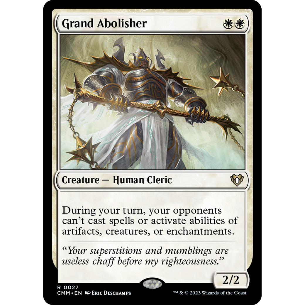Grand Abolisher (CMM-027) - Commander Masters Foil