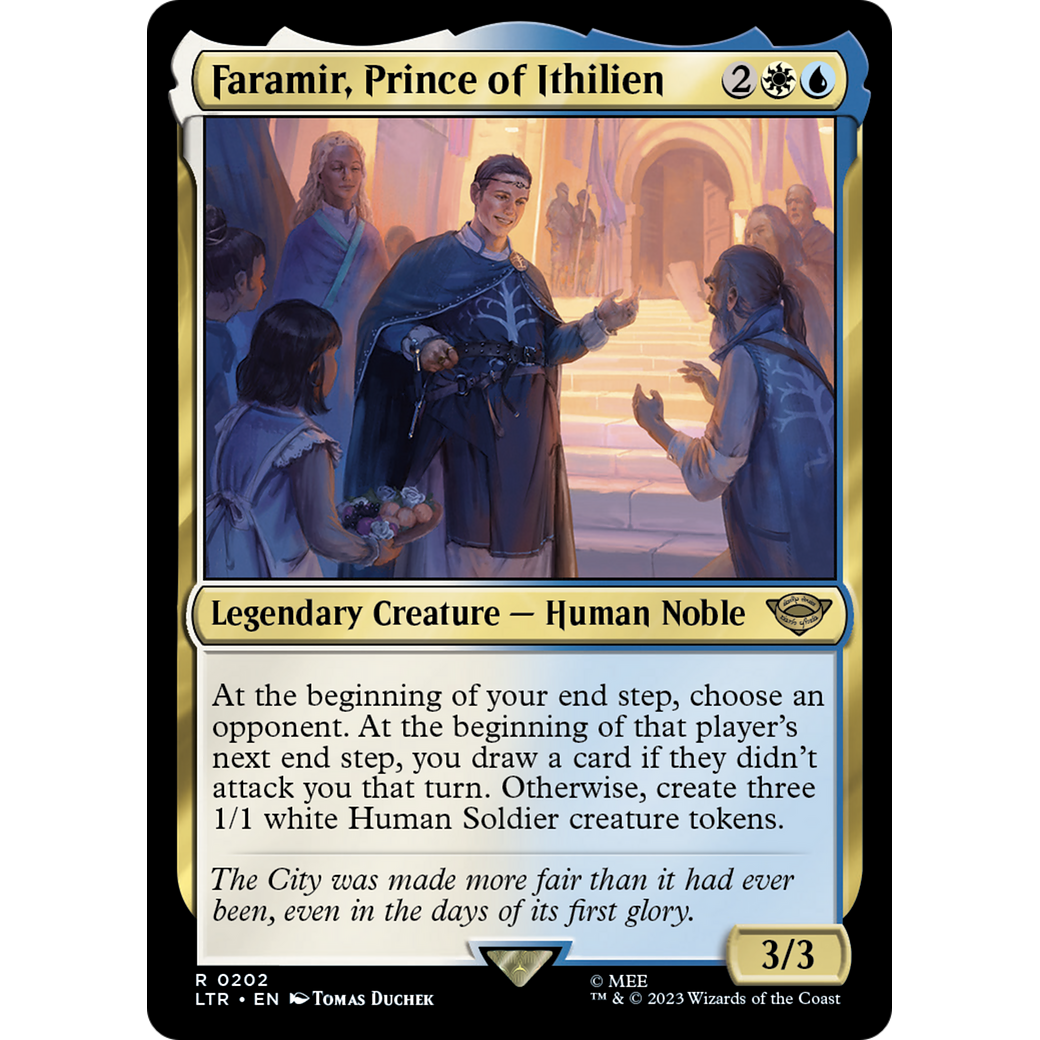 Faramir, Prince of Ithilien (LTR-202) - The Lord of the Rings: Tales of Middle-earth Foil