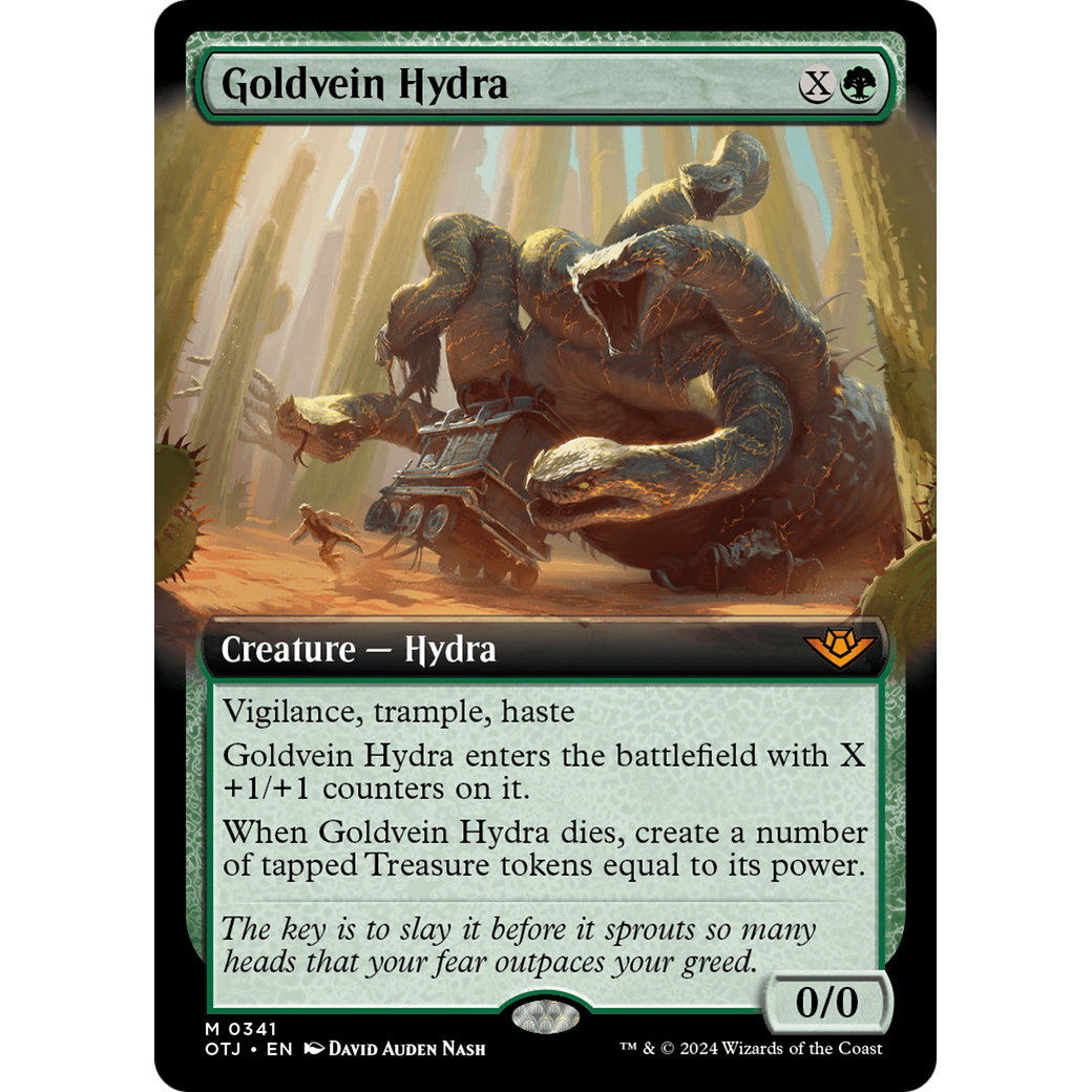 Goldvein Hydra (OTJ-341) - Outlaws of Thunder Junction: (Extended Art)