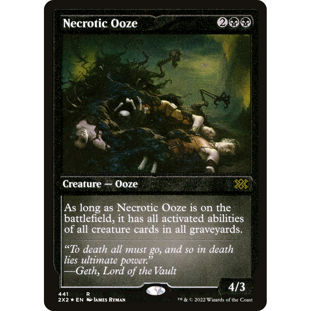 Necrotic Ooze (Foil Etched) (2X2-441) - Double Masters 2022 Foil