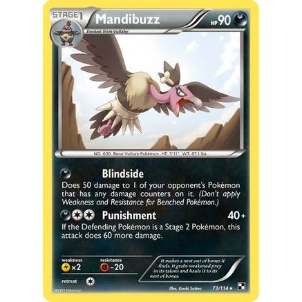 Mandibuzz 73/114 - Black and White