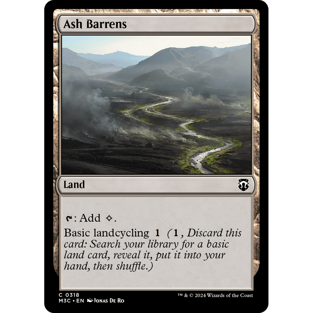 Ash Barrens (M3C-318) - Modern Horizons 3 Commander Foil