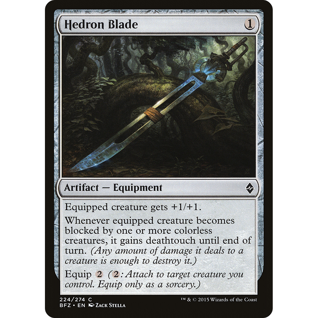 Hedron Blade (BFZ-224) - Battle for Zendikar