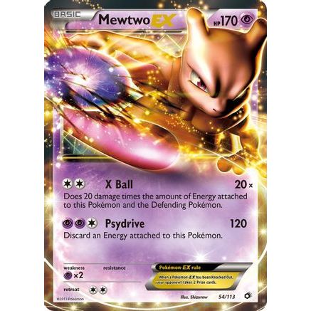 Mewtwo EX 54/113 - Legendary Treasures Holofoil
