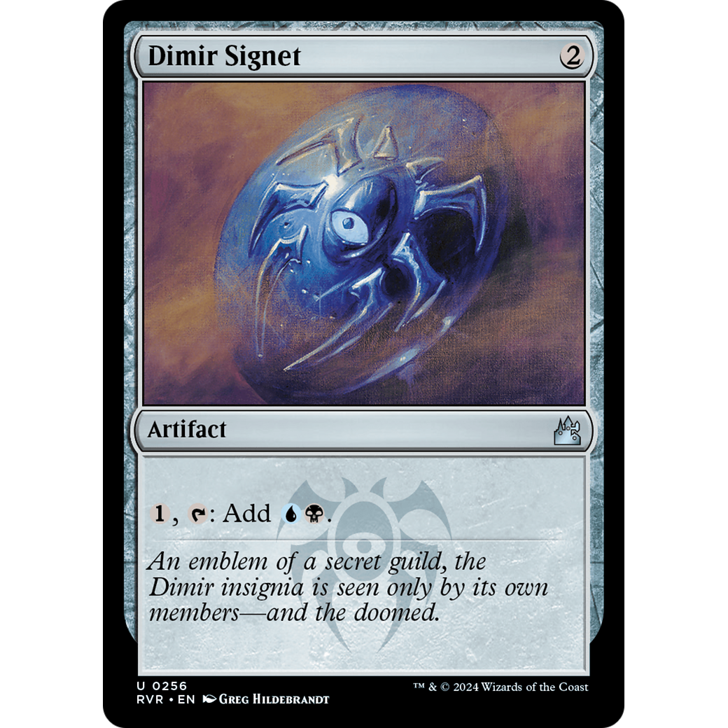 Dimir Signet (RVR-256) - Ravnica Remastered