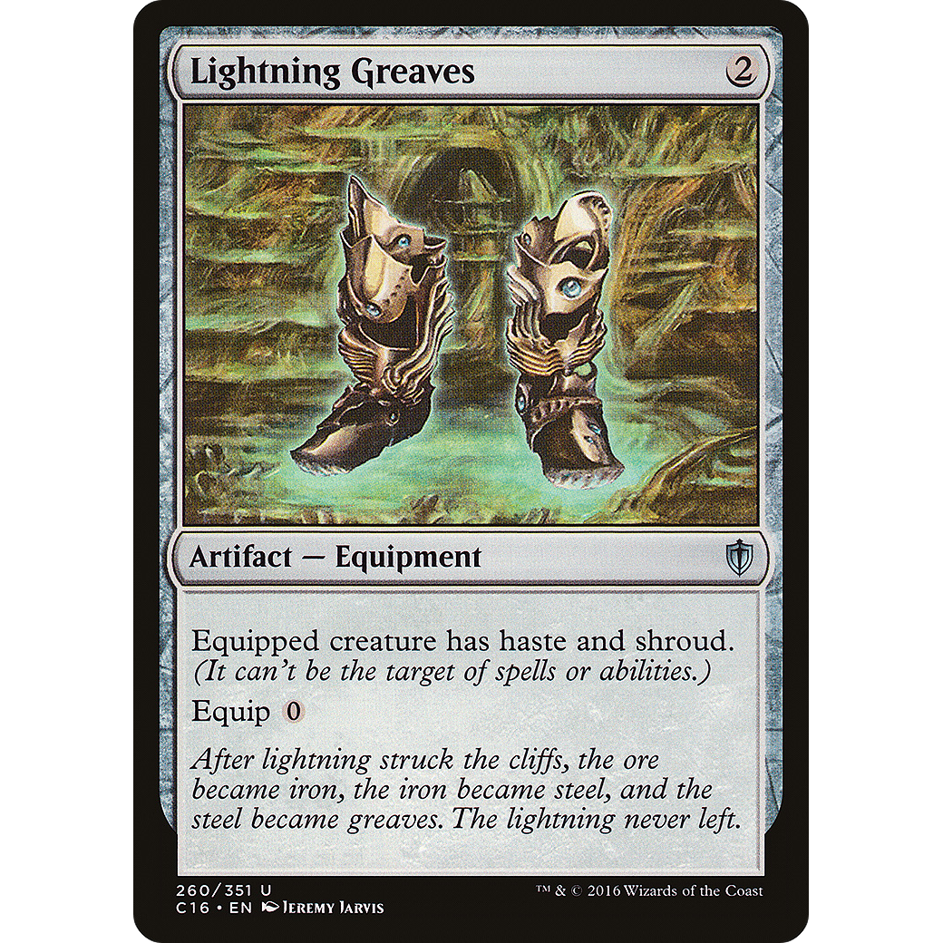 Lightning Greaves (C16-260) - Commander 2016