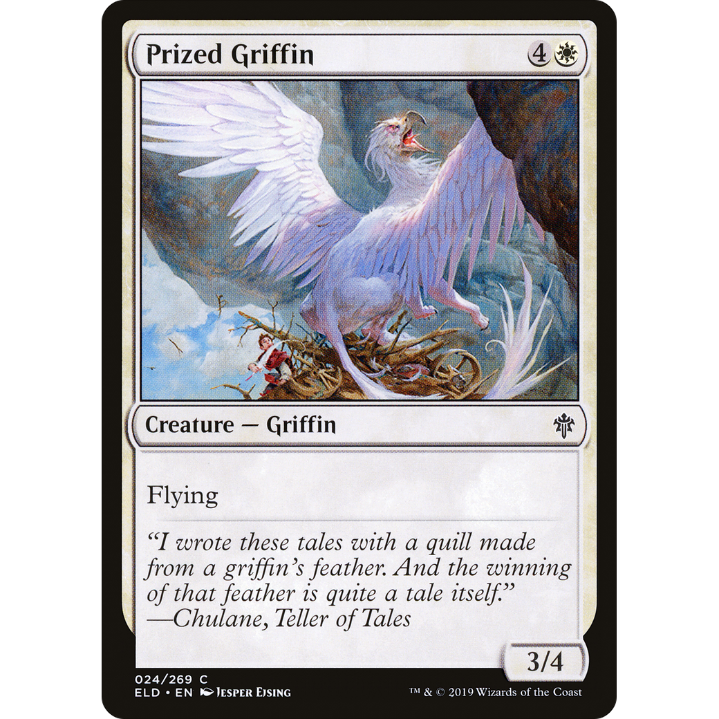 Prized Griffin (ELD-024) - Throne of Eldraine
