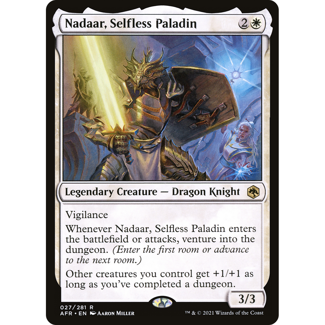 Nadaar, Selfless Paladin (AFR-027) - Adventures in the Forgotten Realms