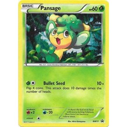 Pansage - BW11 BW11/101 - Black and White Promos Holofoil
