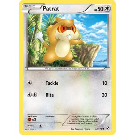 Patrat (77) 77/114 - Black and White