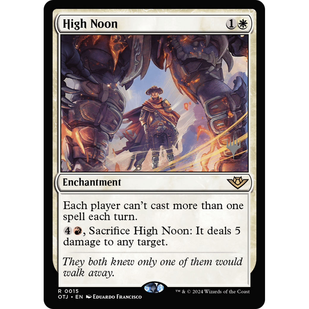 High Noon (PPOTJ-15P) - Outlaws of Thunder Junction Promos