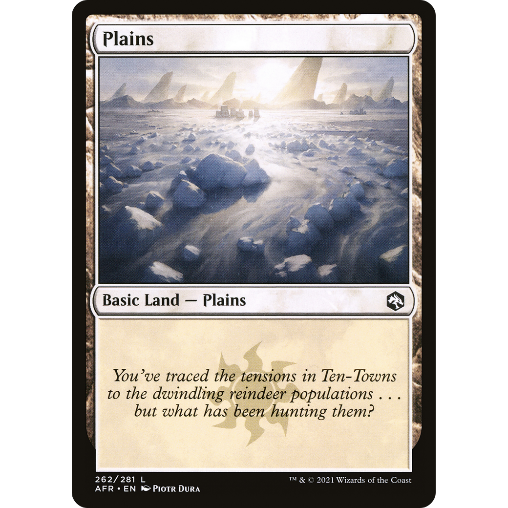Plains (262) (AFR-262) - Adventures in the Forgotten Realms Foil