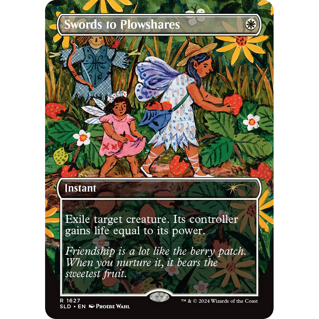 Swords to Plowshares (1627) (SLD-1627) - Secret Lair Drop (Borderless)