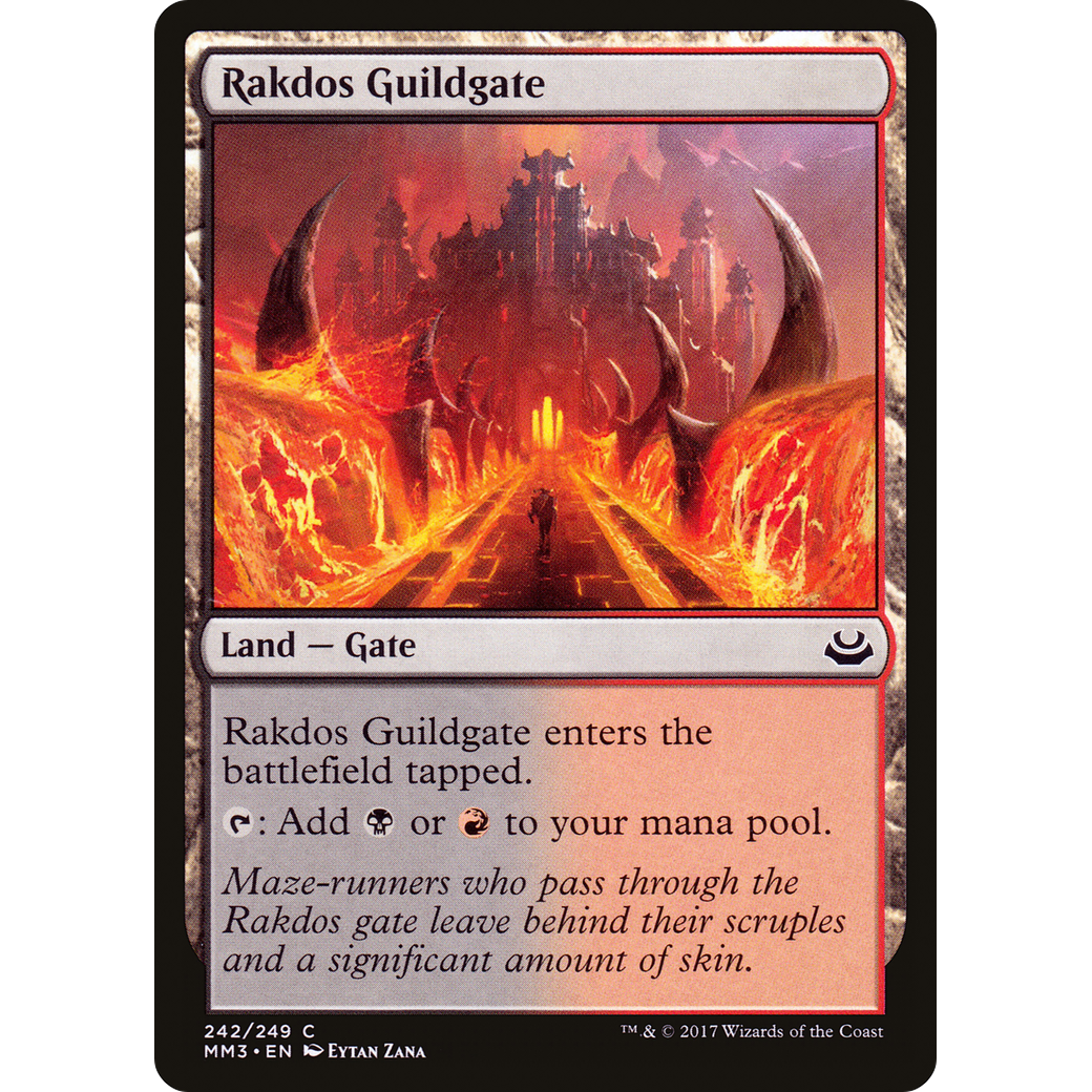 Rakdos Guildgate (MM3-242) - Modern Masters 2017 Foil