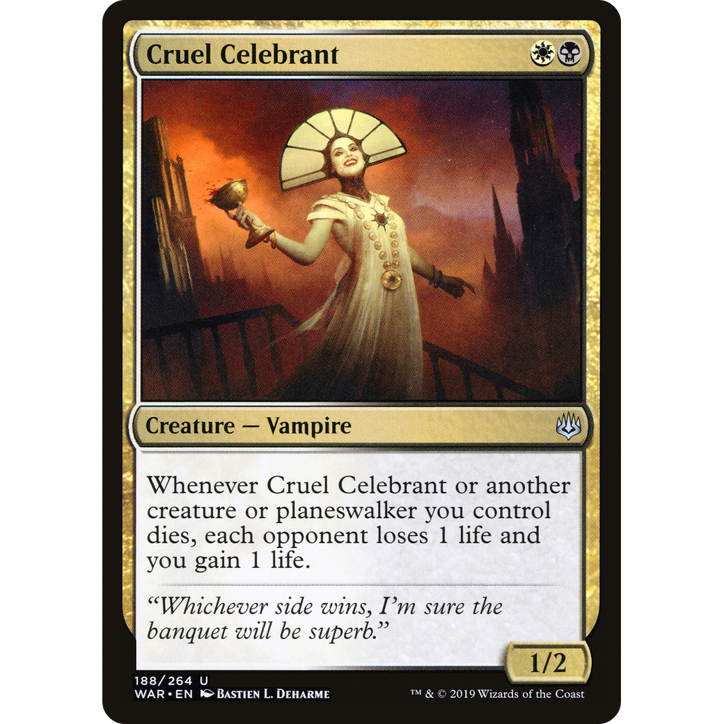 Cruel Celebrant (WAR-188) - War of the Spark Foil
