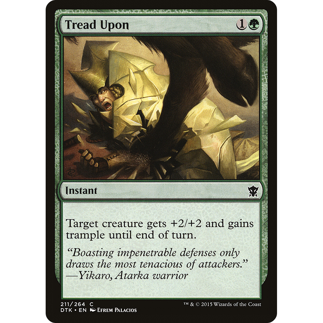 Tread Upon (DTK-211) - Dragons of Tarkir Foil
