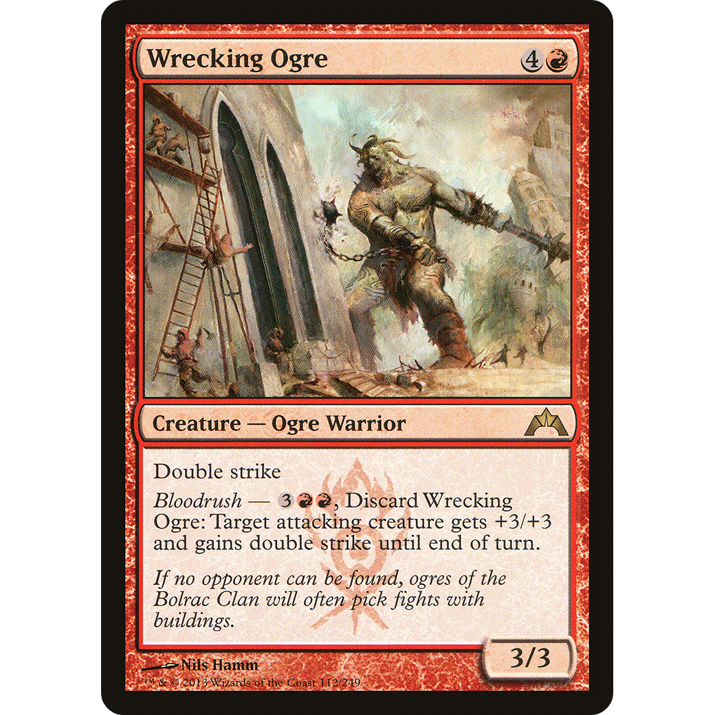 Wrecking Ogre (GTC-112) - Gatecrash Foil