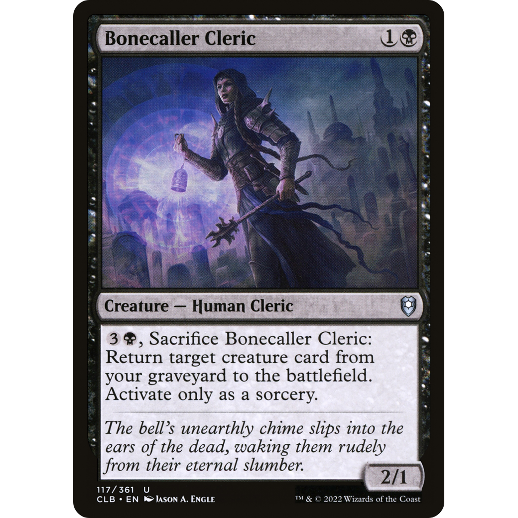 Bonecaller Cleric (CLB-117) - Commander Legends: Battle for Baldur's Gate