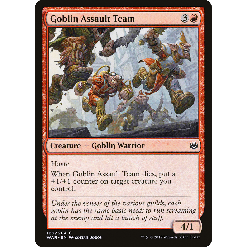Goblin Assault Team (WAR-129) - War of the Spark