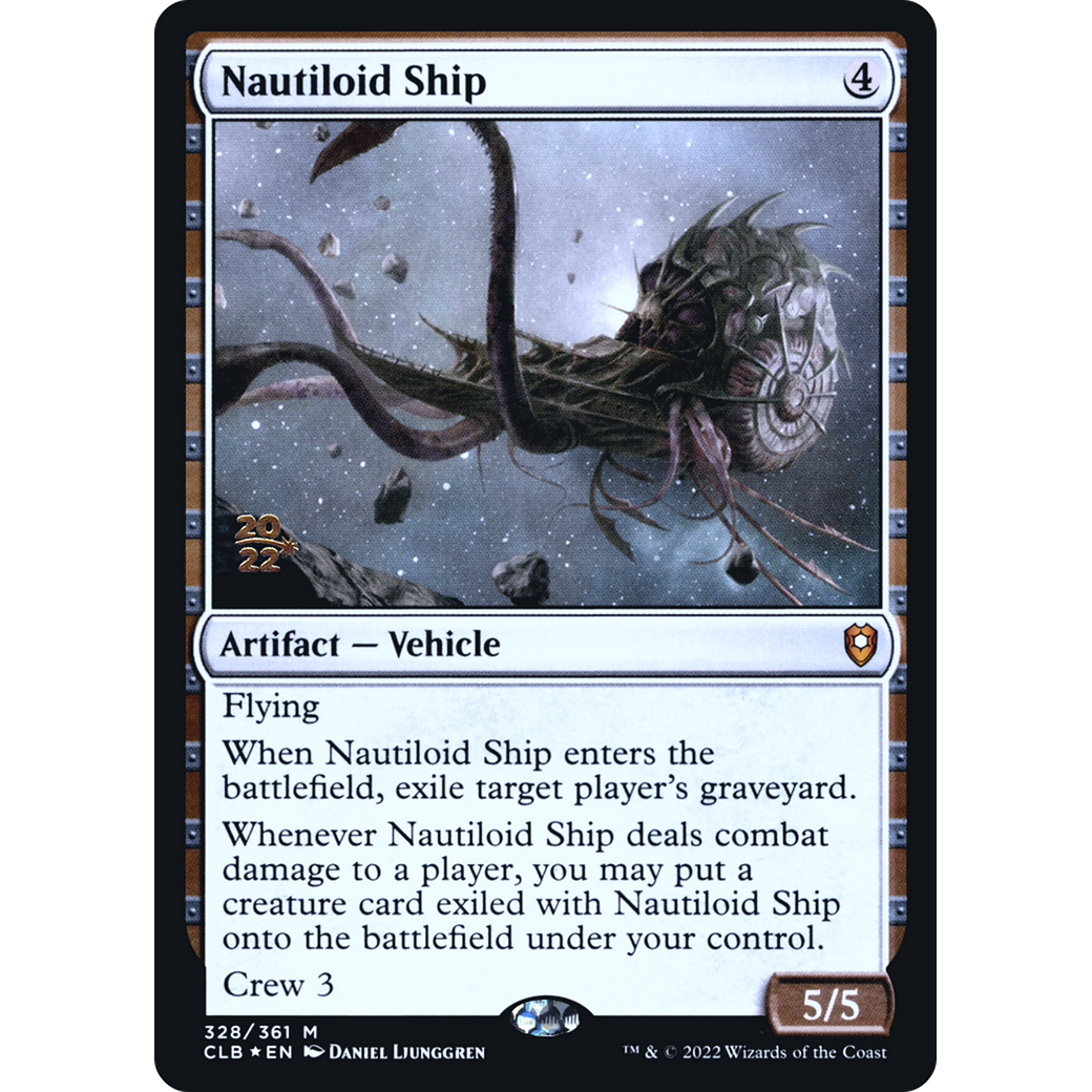 Nautiloid Ship (PRE-328S) - Battle for Baldur's Gate Promos Foil