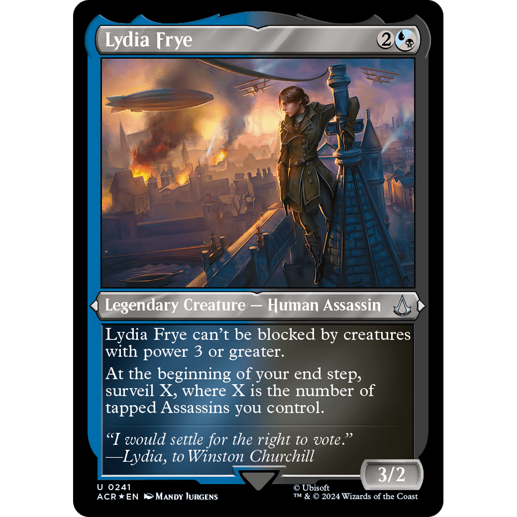 Lydia Frye (ACR-241) - Assassin's Creed Etched Foil