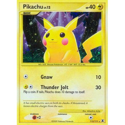 Pikachu 112/111 - Rising Rivals Holofoil