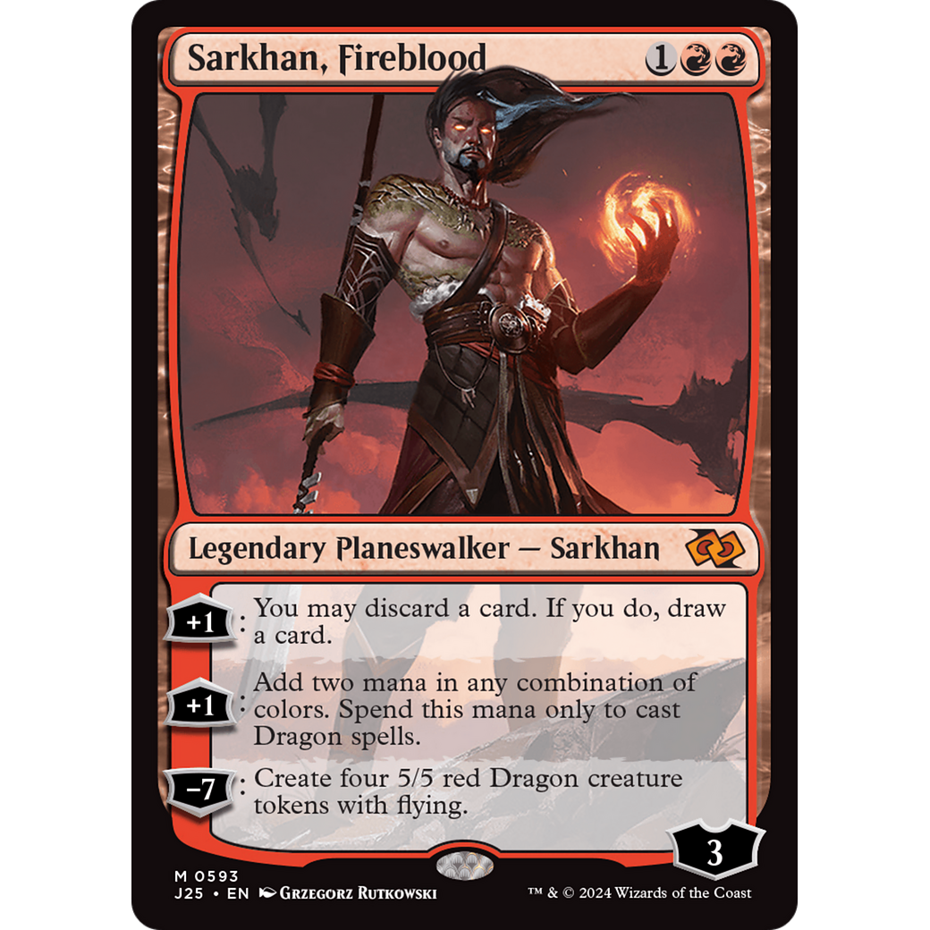 Sarkhan, Fireblood (J25-593) - Foundations Jumpstart