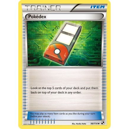 Pokedex 98/114 - Black and White