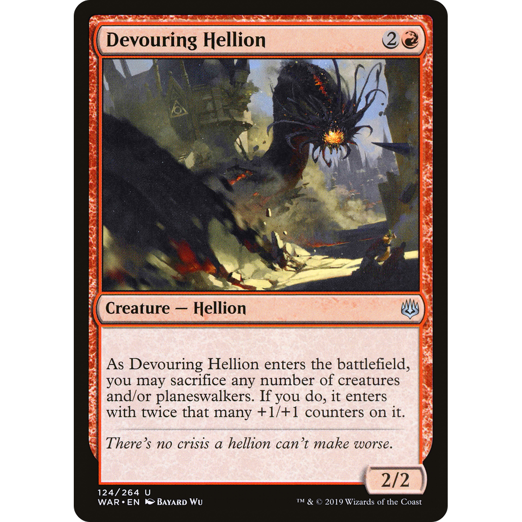 Devouring Hellion (WAR-124) - War of the Spark Foil