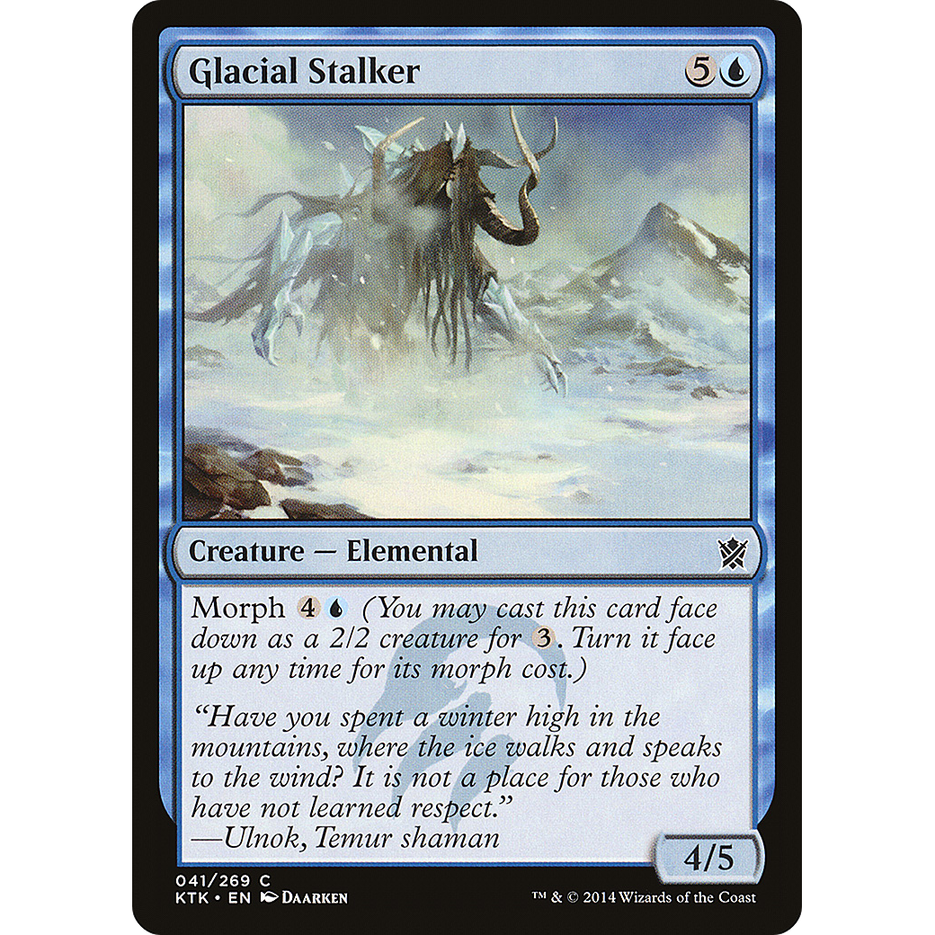 Glacial Stalker (KTK-041) - Khans of Tarkir